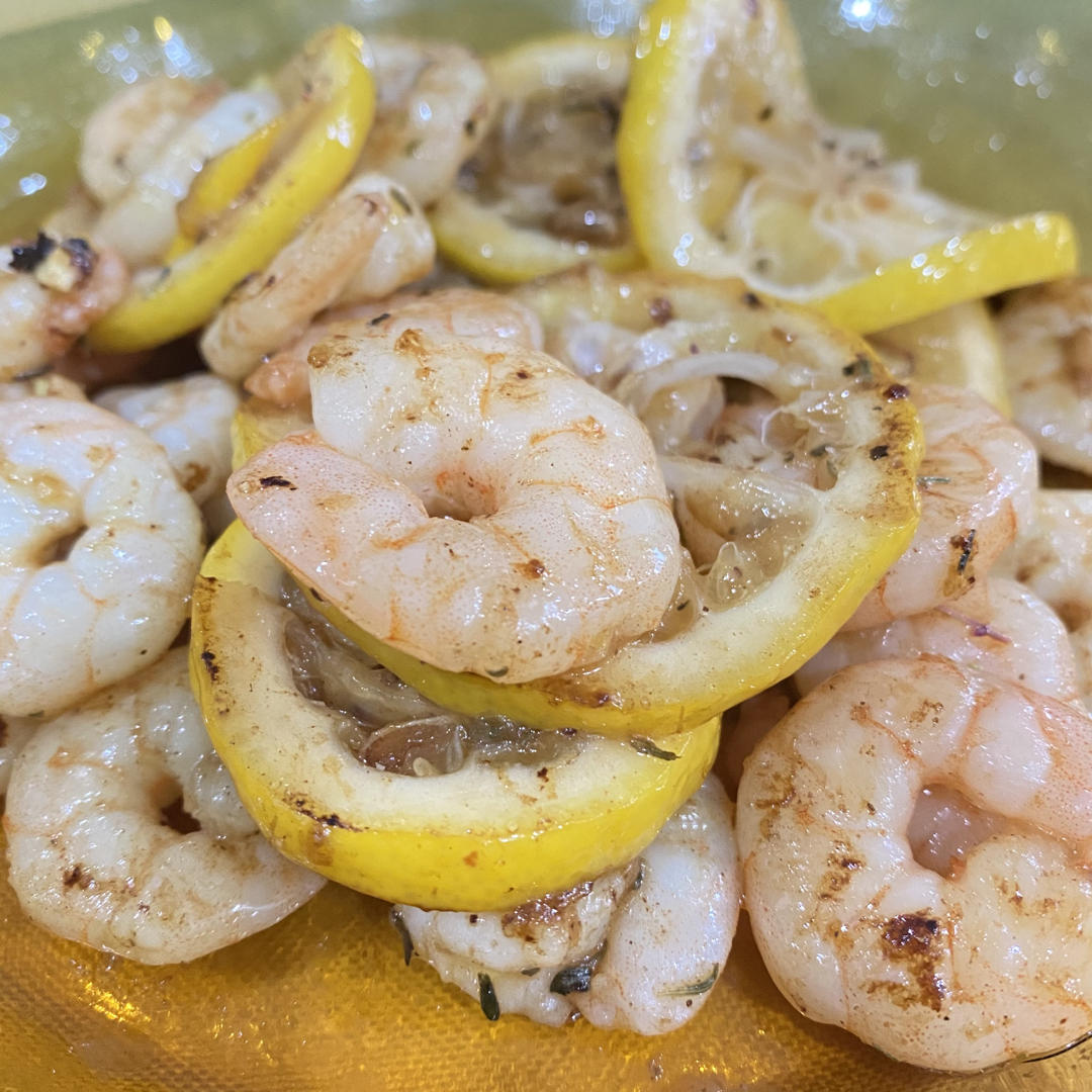 黄油柠檬虾💛家常快手菜