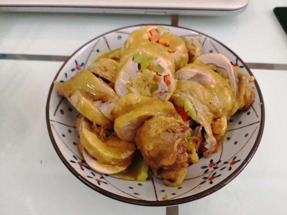 咖喱鸡腿卷