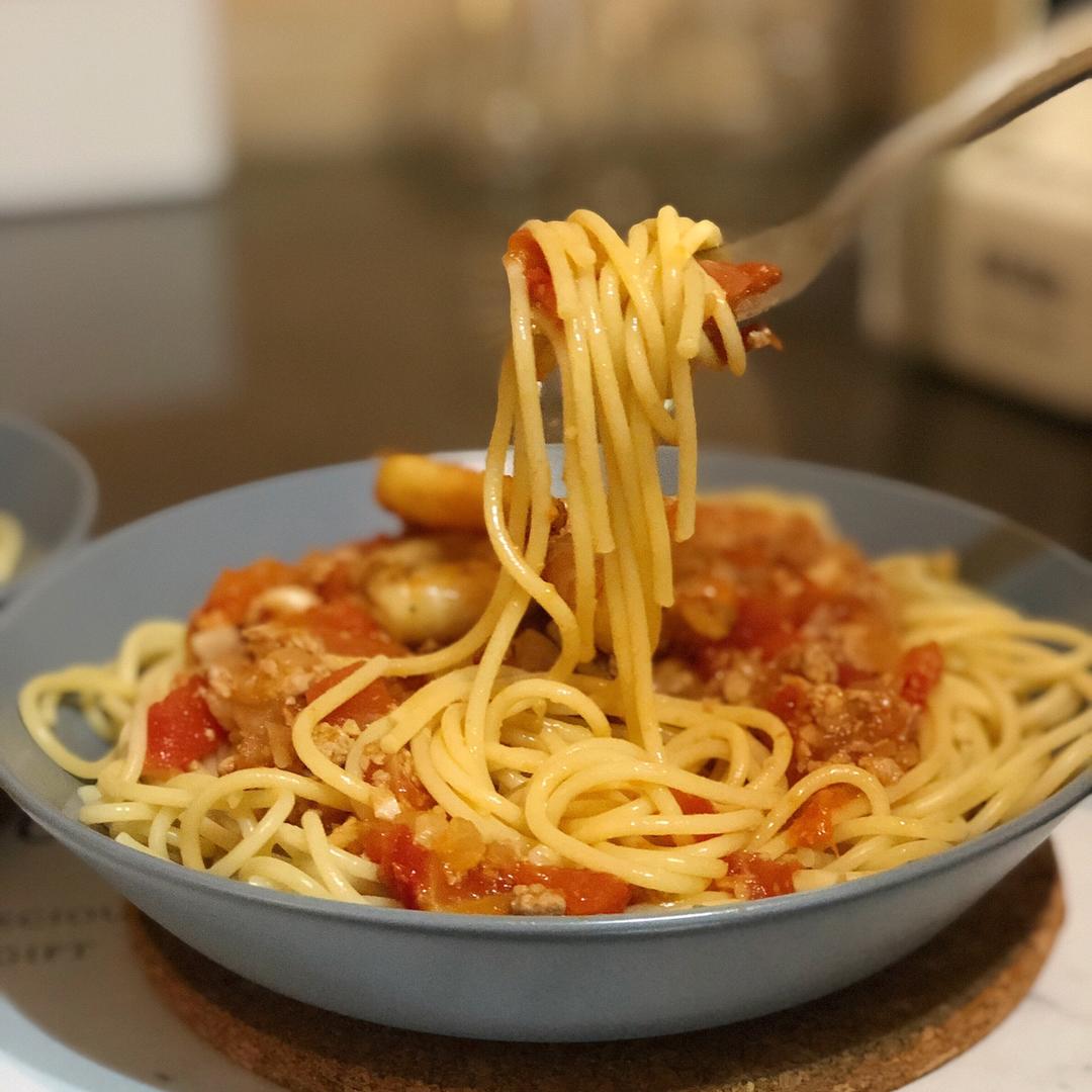 番茄肉酱意大利面-家常版