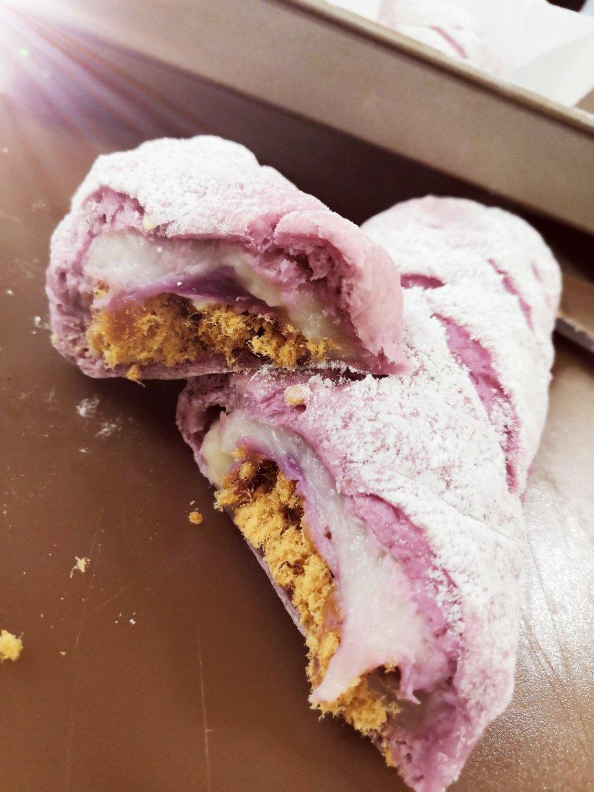 颖宝多多妈做的梦幻紫麻薯软欧包