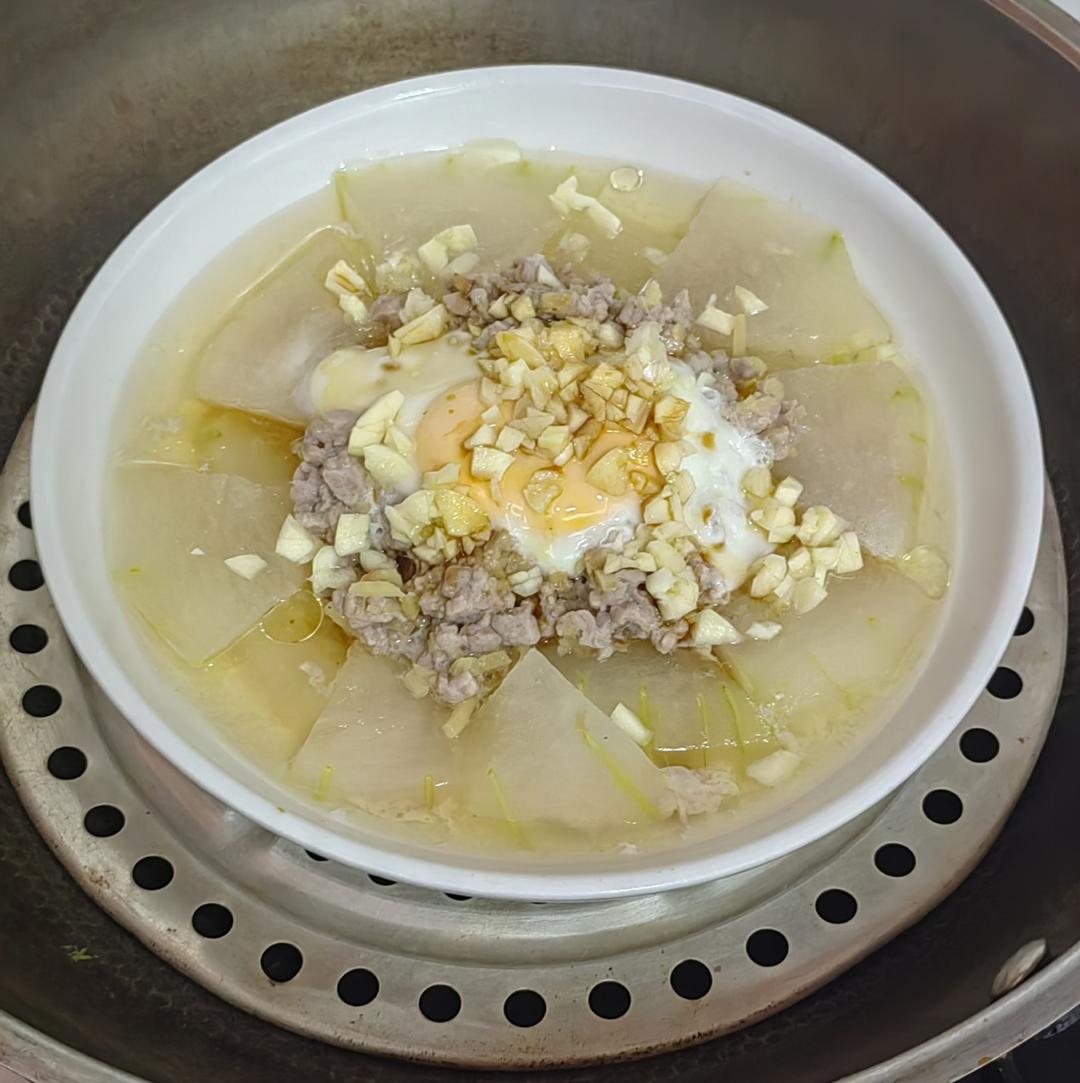 🔥肉沫蒸冬瓜，鲜嫩好吃，营养又简单❗️