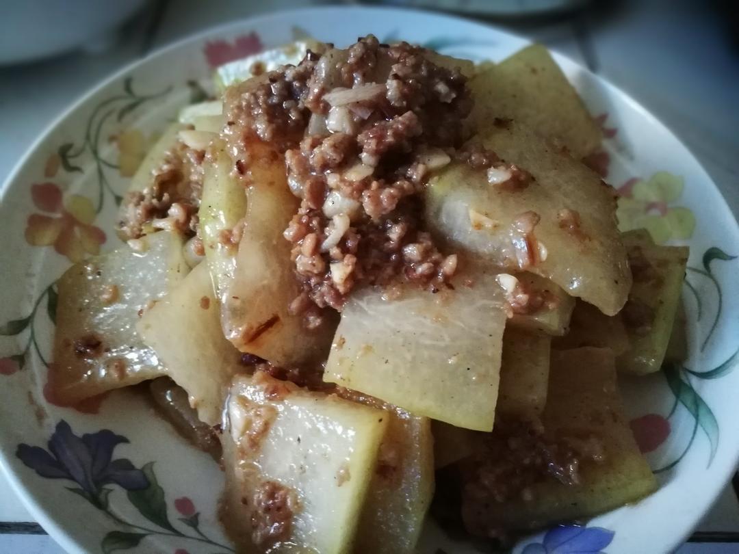 肉末炒冬瓜(超下饭)