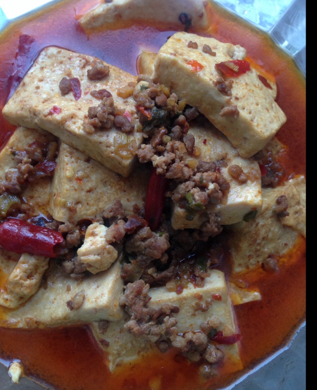 家常红烧肉末豆腐