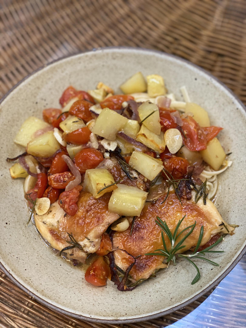 法式香料烤鸡腿