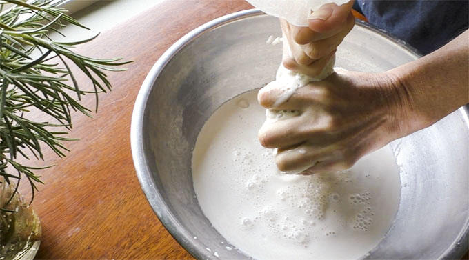 纯奶手撕吐司的做法 步骤1