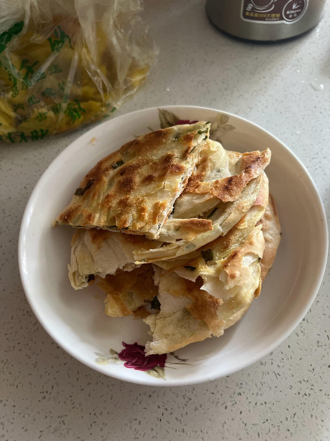 葱花饼（冷了也不硬）