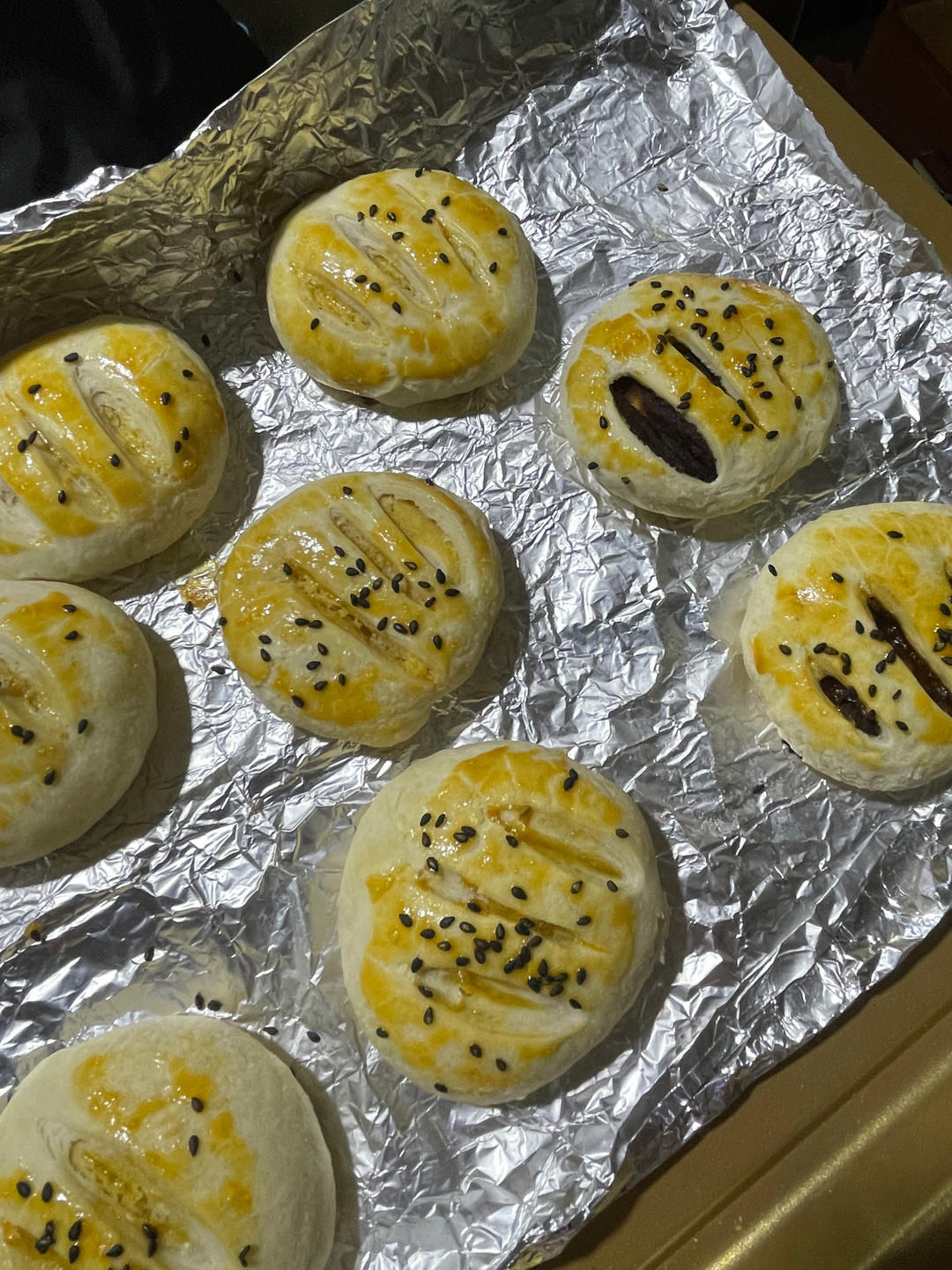 老婆饼（糯米、奶黄、紫薯、红豆）