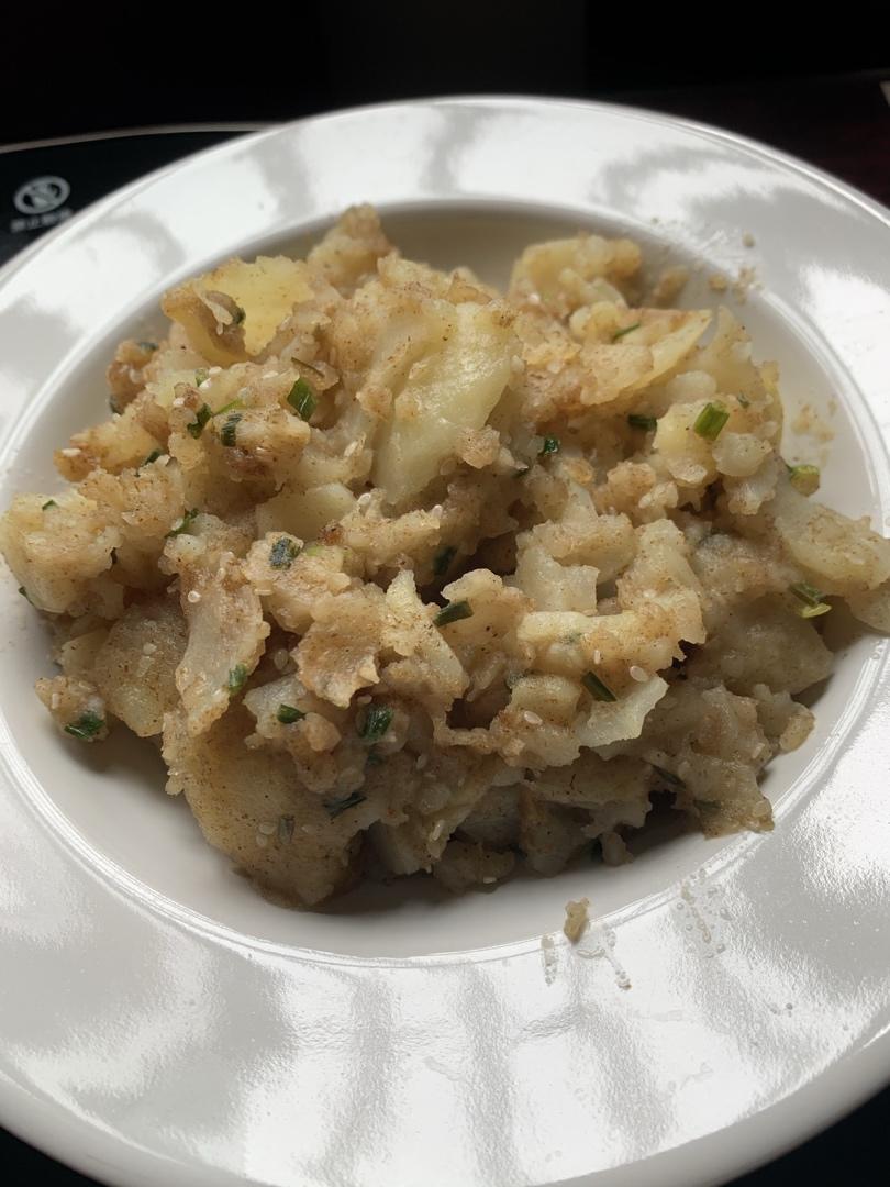 超级简单的香辣孜然煎土豆块
