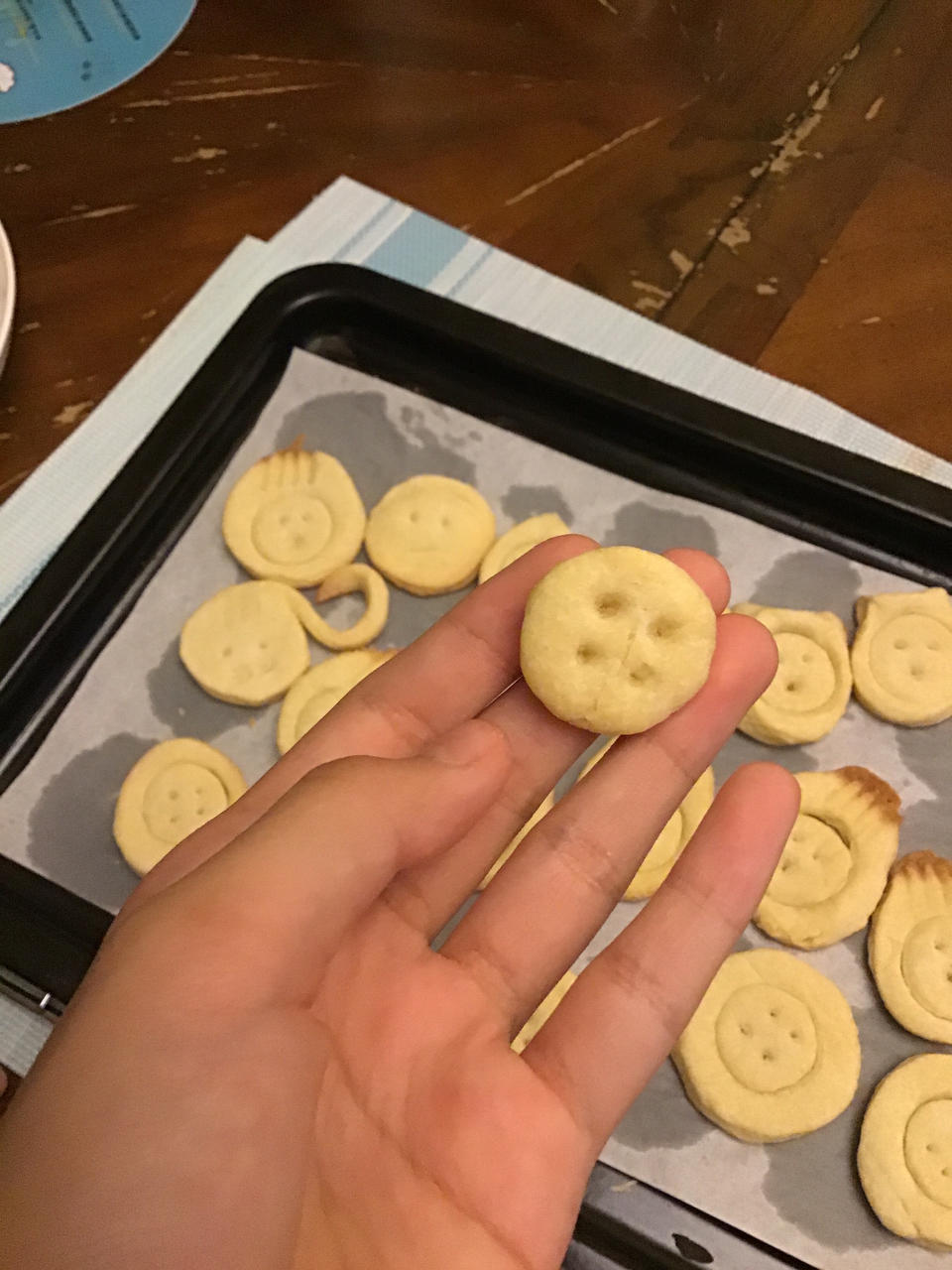 黄油饼干（无需模具也超级可爱！）