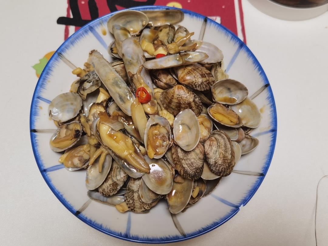 5分钟快手菜❗️秒杀路边摊爆炒花甲～好吃到爆