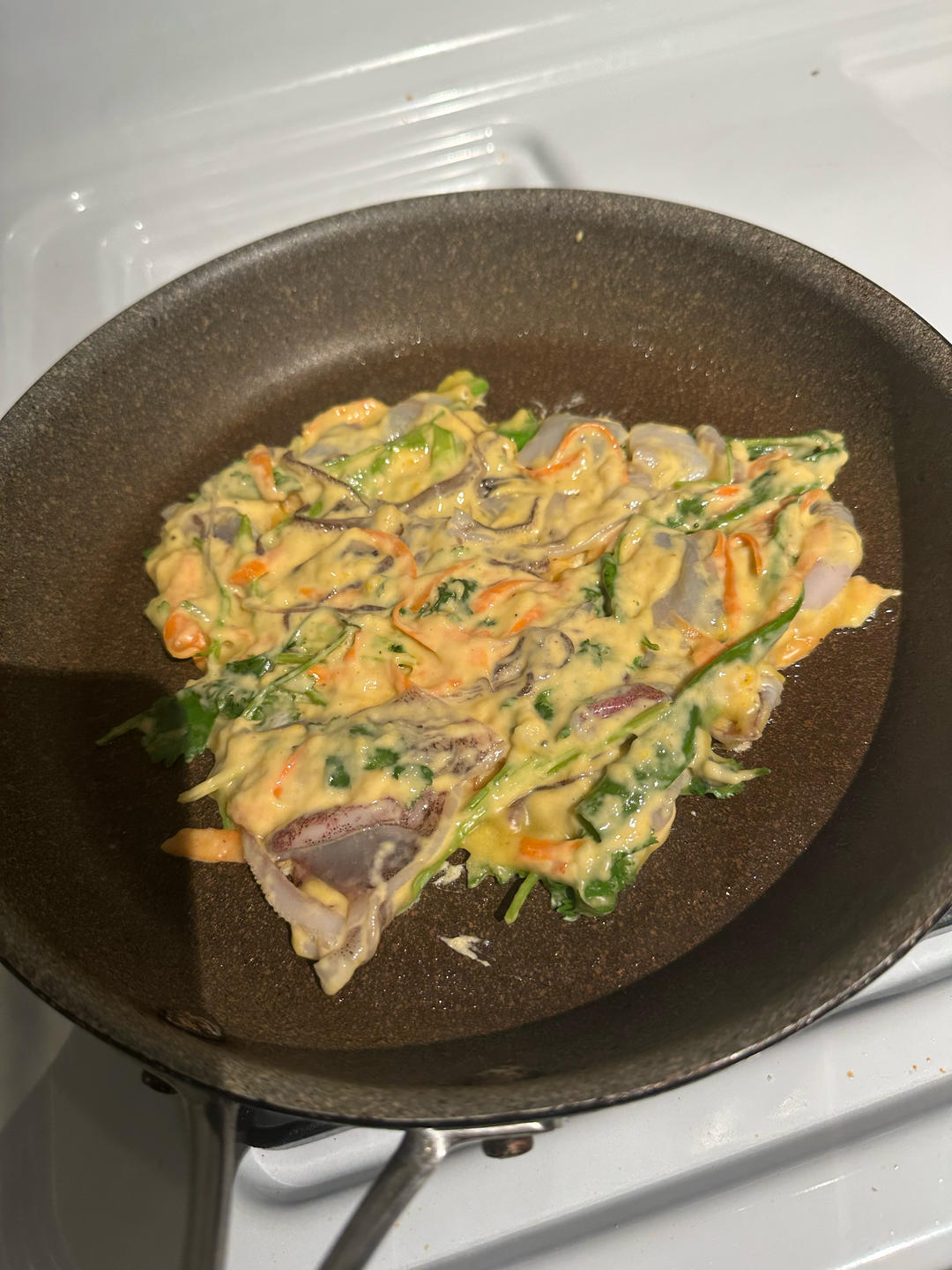 家常韩式鱿鱼饼