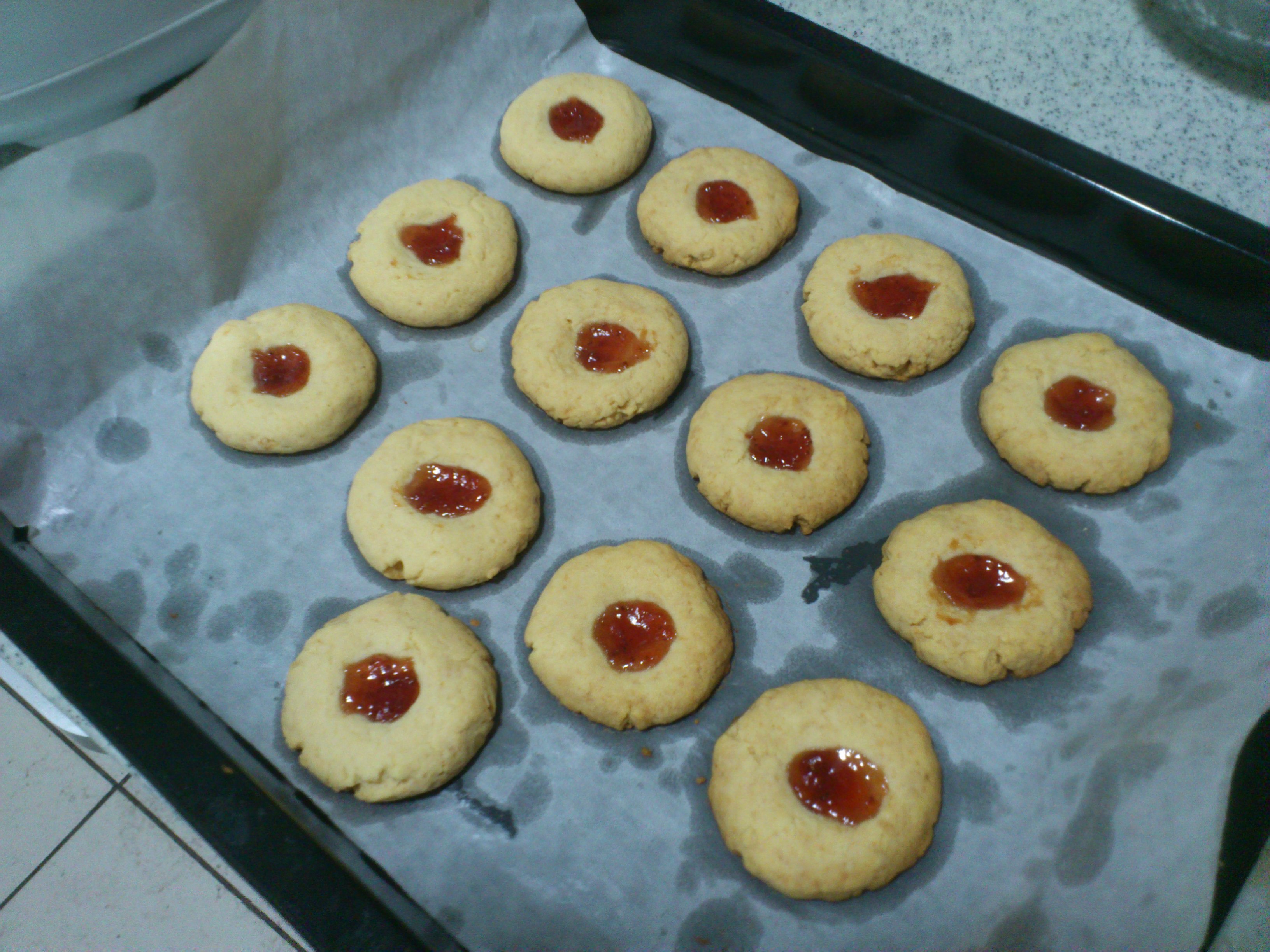 特浓奶香果酱酥饼