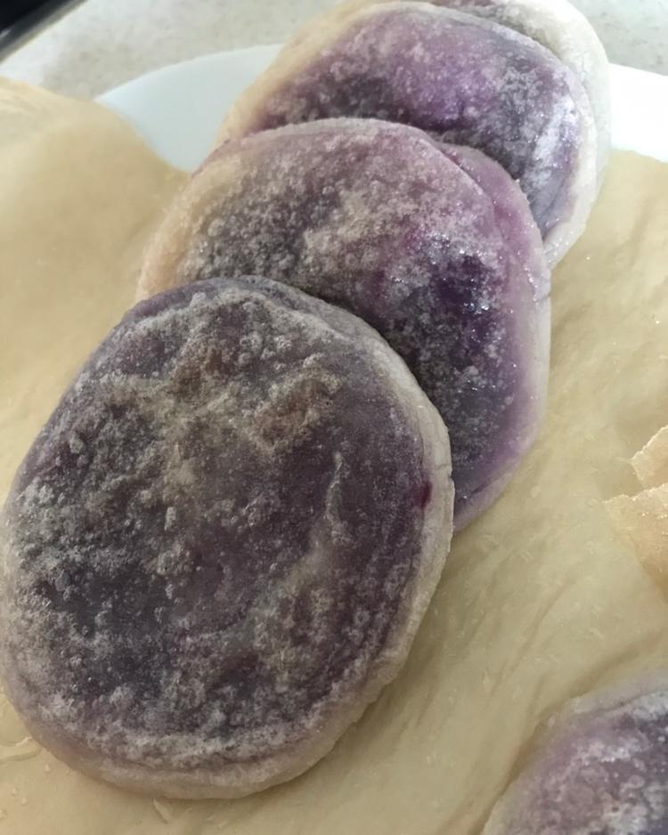 紫薯糯米饼