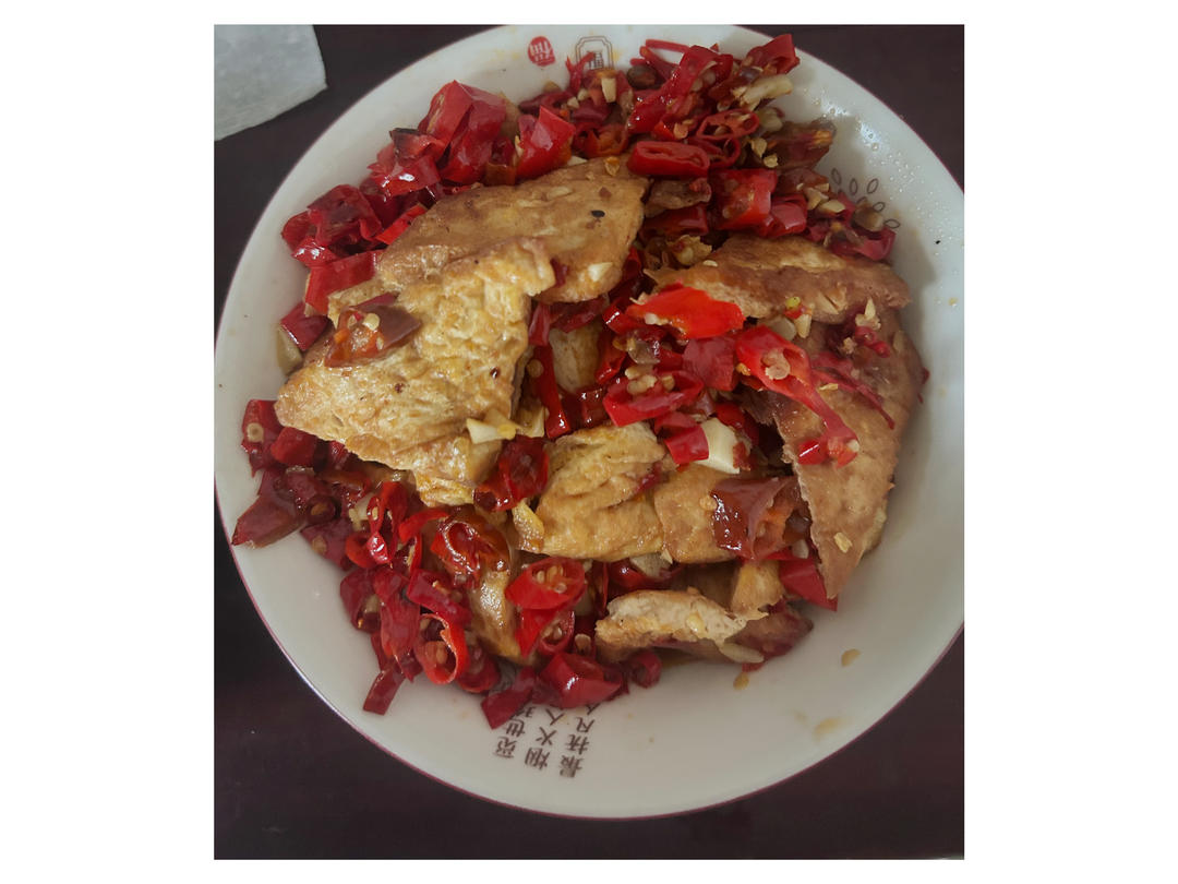 焖煎豆腐
