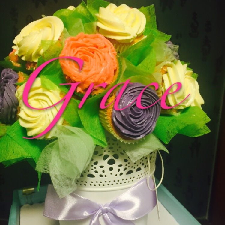 纸杯蛋糕花束cupcake bouquet