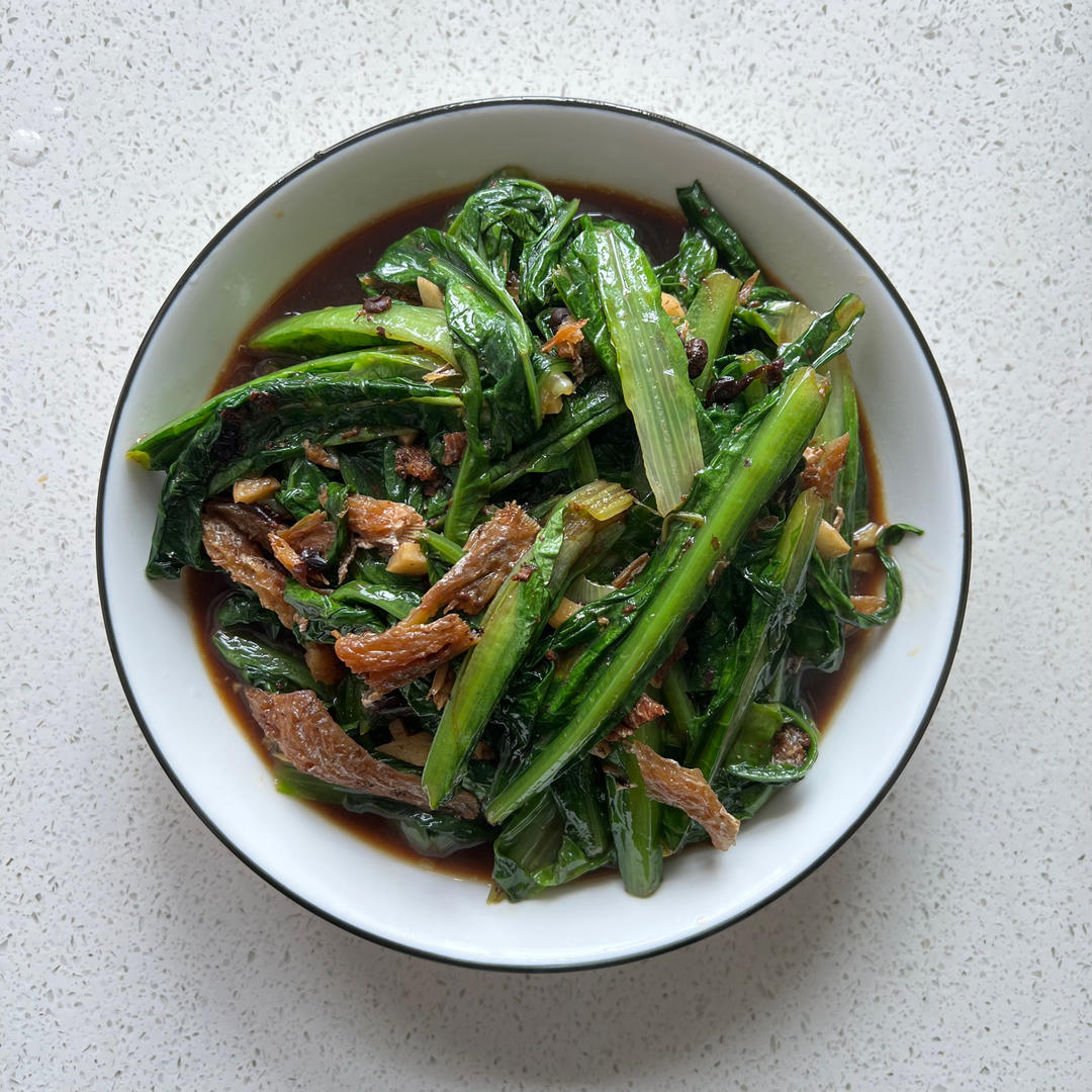 豆豉鲮鱼油麦菜