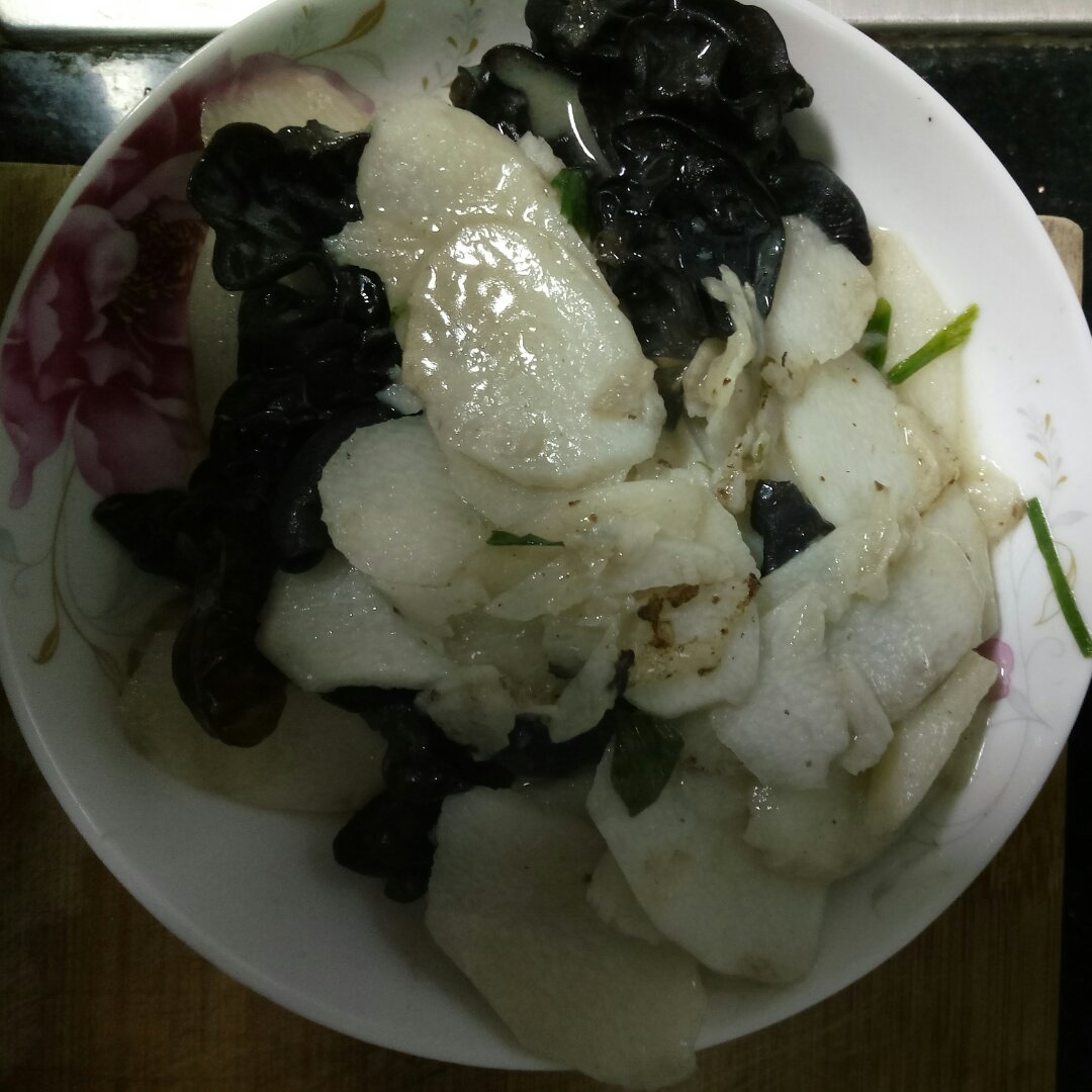 山药炒木耳