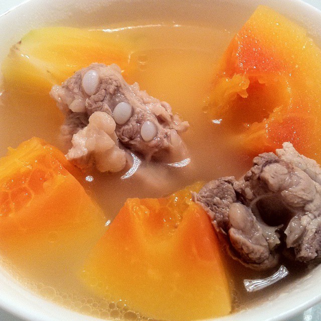 elaine0211做的排骨木瓜汤