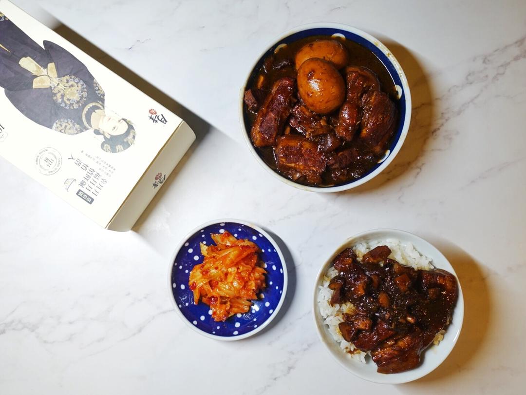 台湾爌肉饭（大块肉卤肉饭）