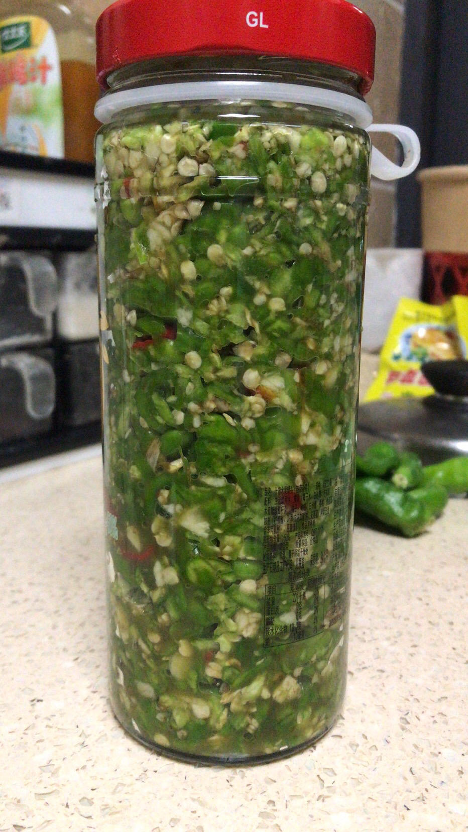 自制剁椒（青椒酱）