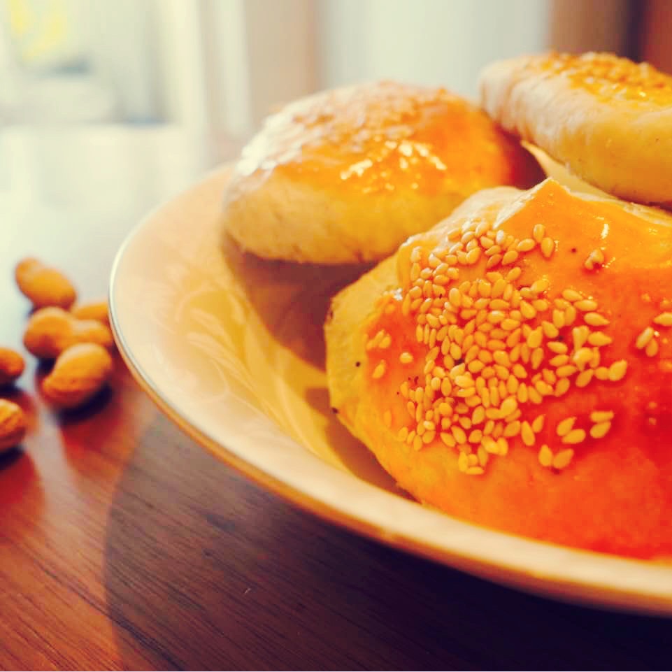 芝麻椒盐牛舌饼（北京小吃）