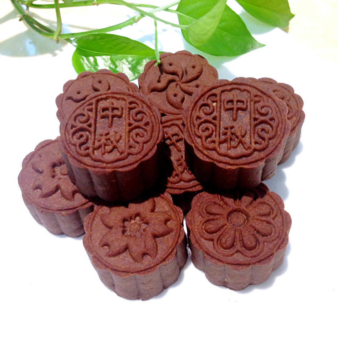 巧克力五仁月饼(无糖无负担)的做法