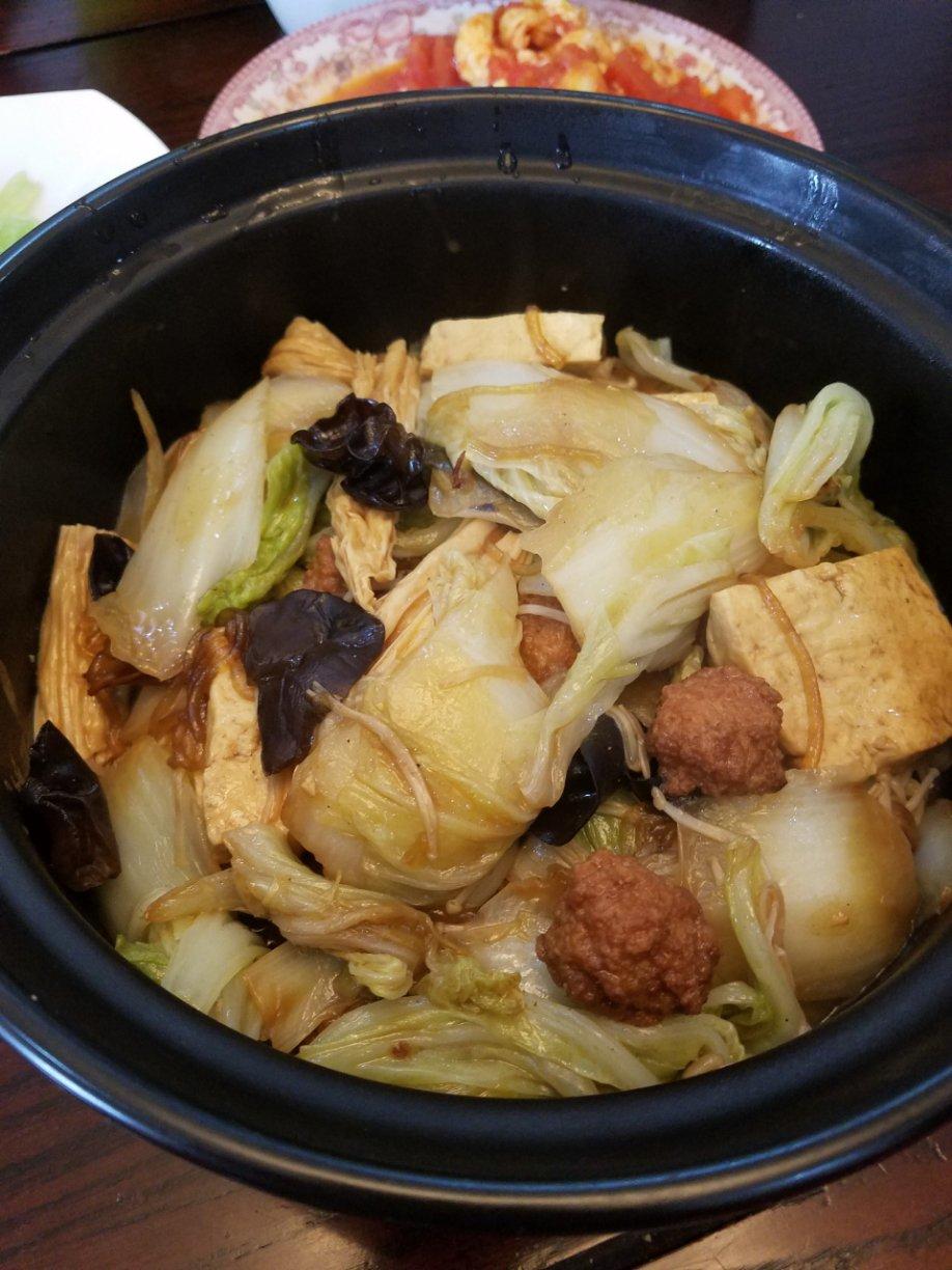 白菜粉条炖丸子