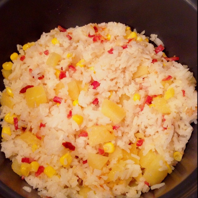 简易菠萝饭（电饭煲版）
