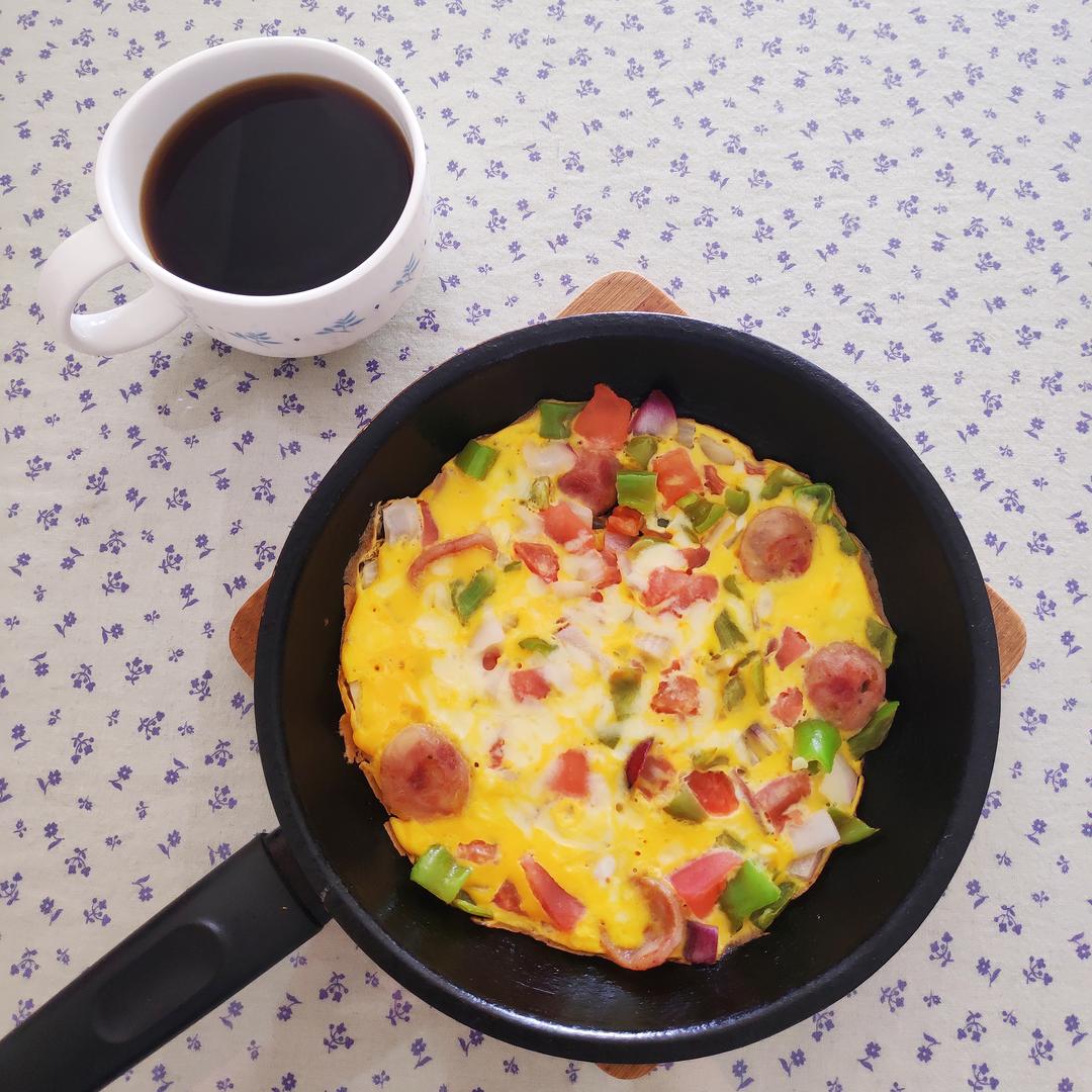 Omelet Pizza （蛋饼匹萨）