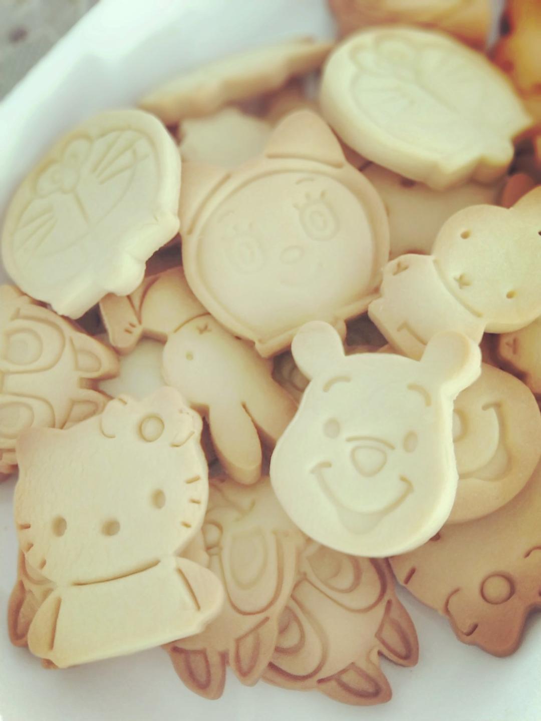 卡通黄油饼干