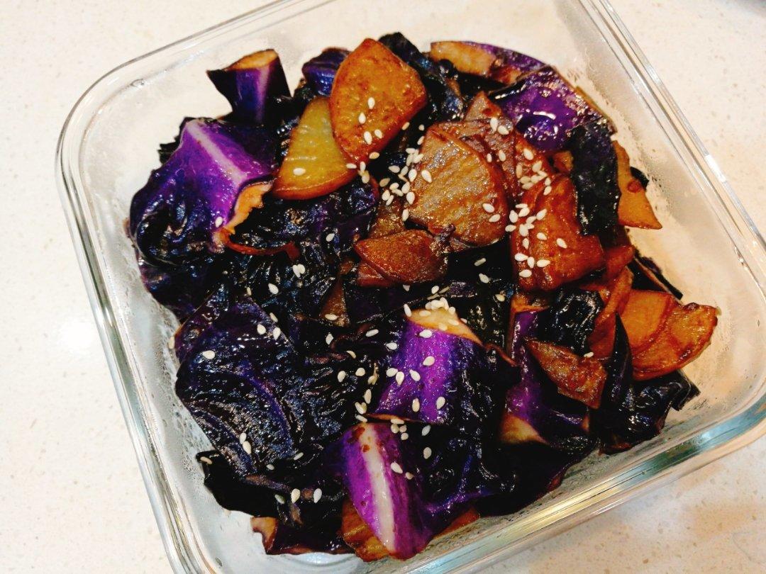 干锅紫甘蓝土豆片