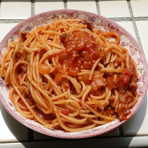 番茄肉酱意大利面