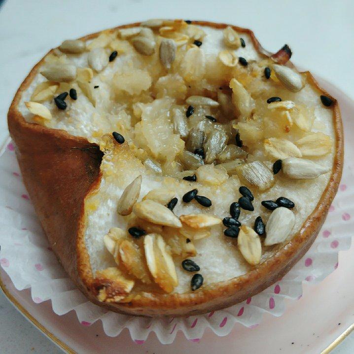 无糖红酒燕麦烤梨