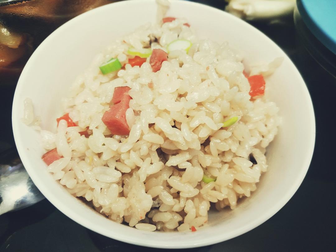 香菇腊肉饭