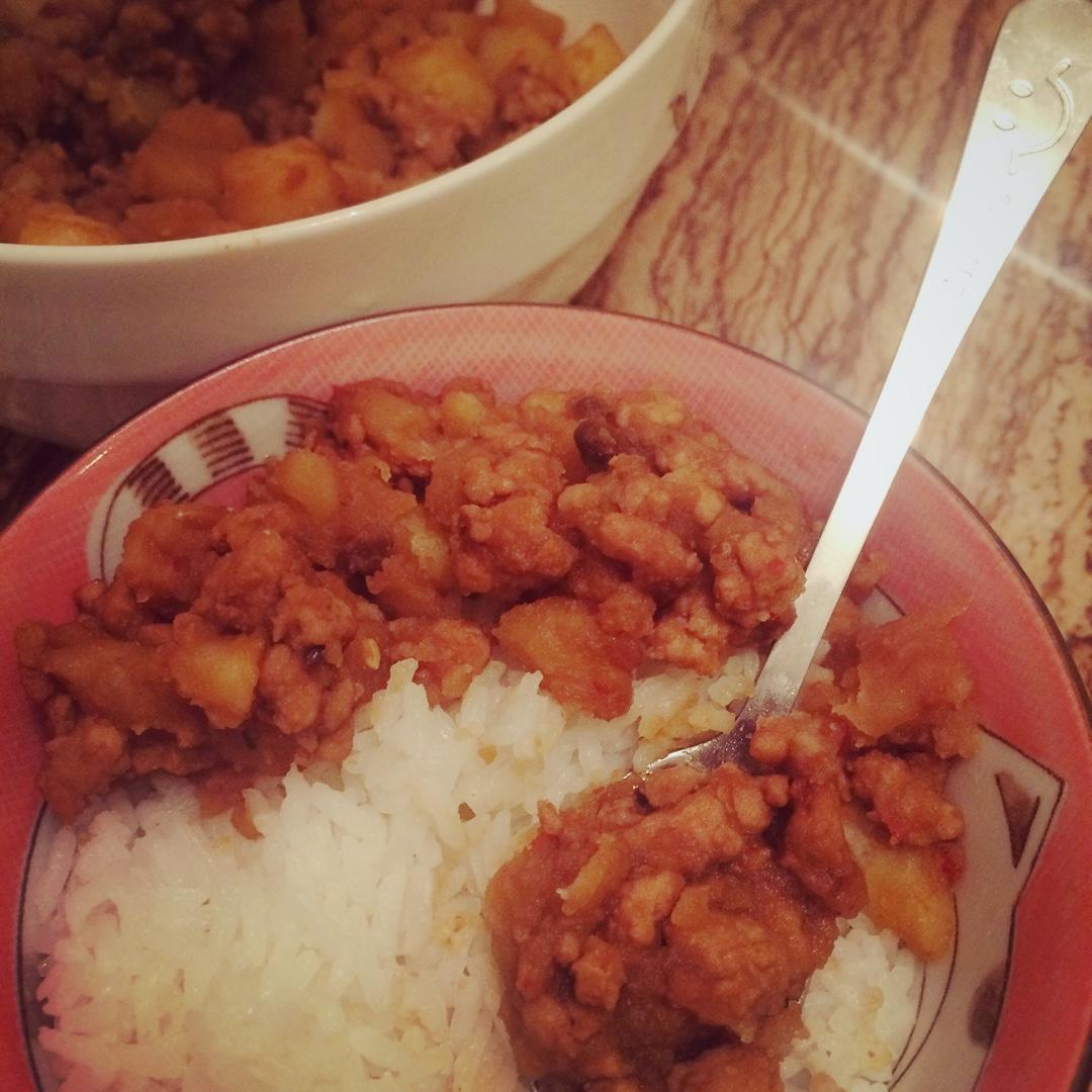 土豆肉末