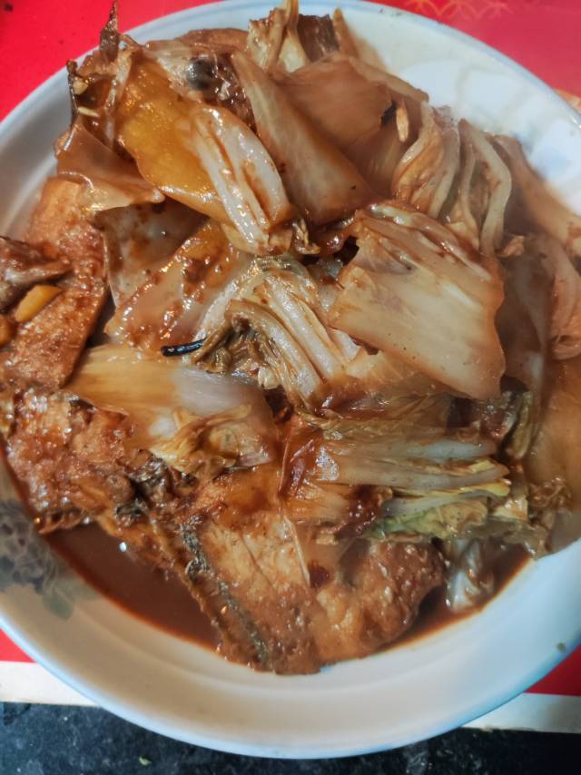 刀鱼扒白菜