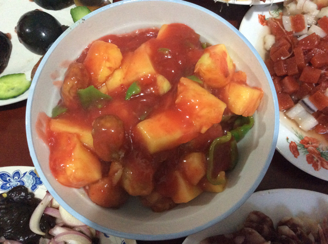 菠萝咕噜肉