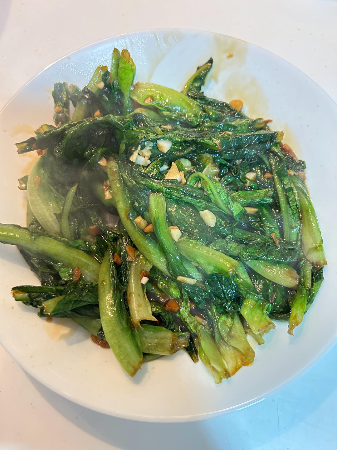 蒜蓉耗油清炒油麦菜，减脂快手菜，宝宝超爱，傻瓜步骤，屡试不爽，好吃且下饭，鲜香爽口！！