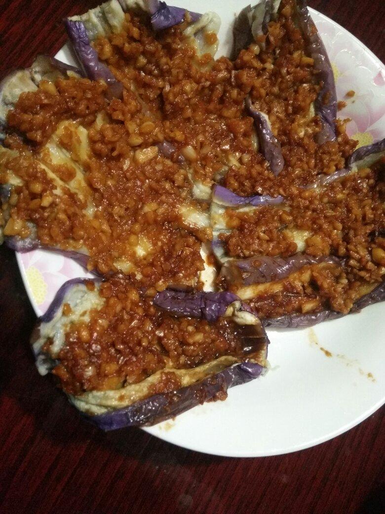 【微波炉烤茄子】