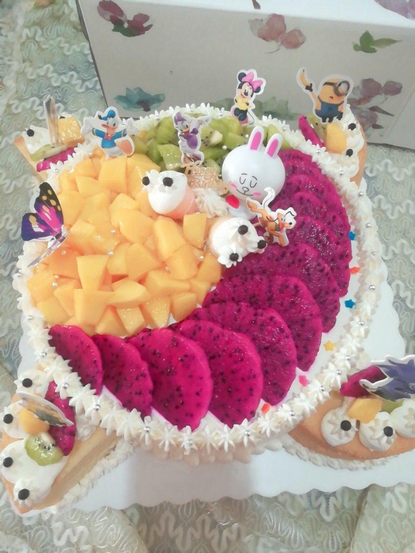 【零失败】不会裱花没关系的水果裸蛋糕 芒果裸蛋糕 完美戚风胚