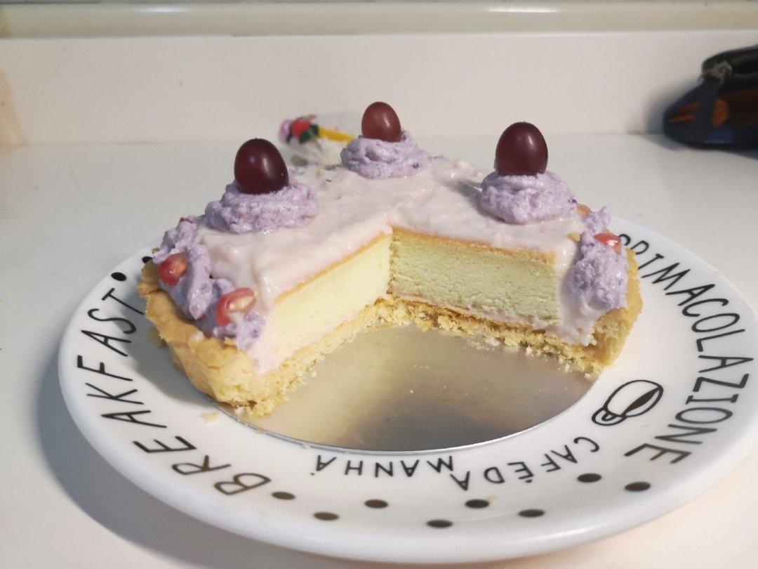 紫薯芋泥卡仕达戚风挞