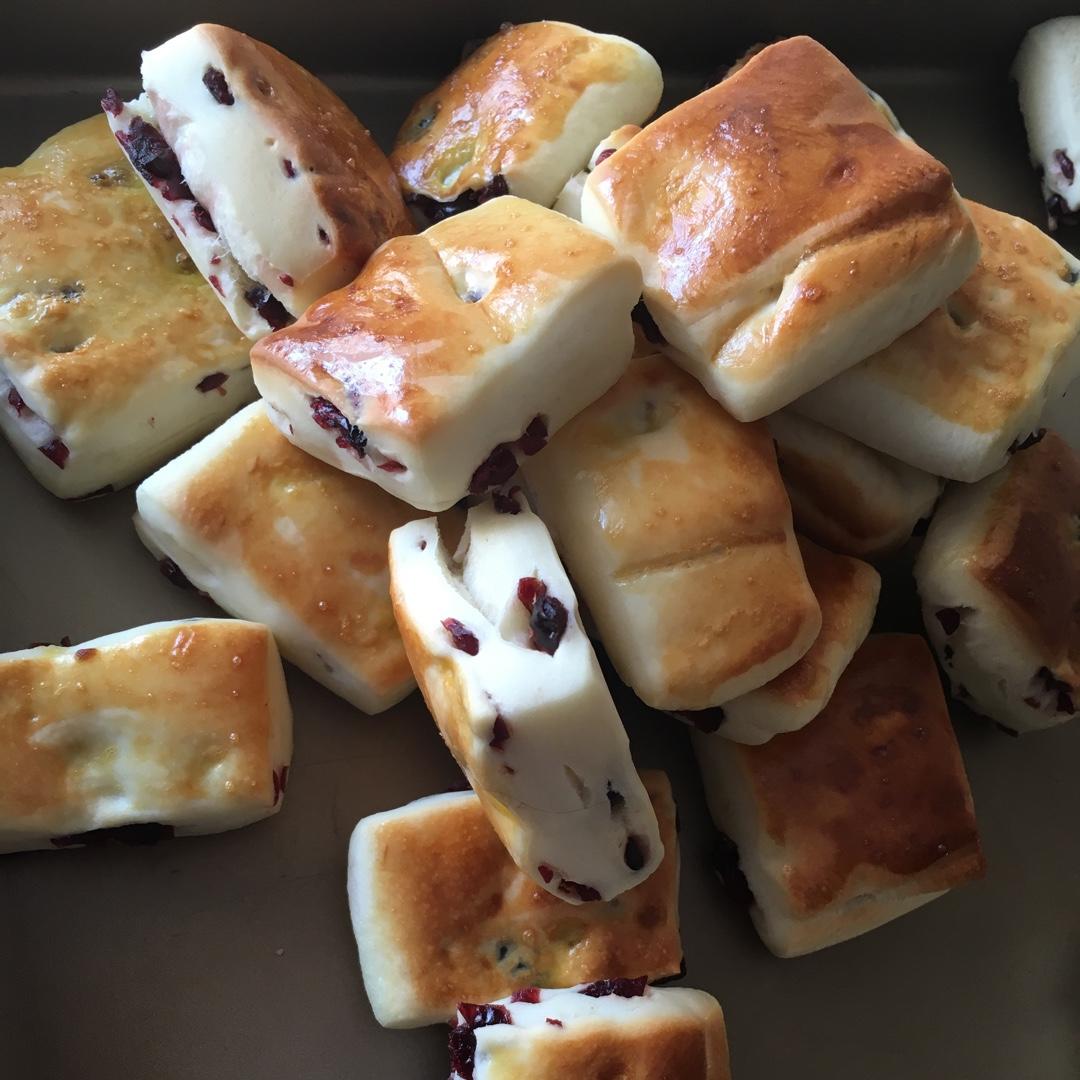 蔓越莓优格小面包块