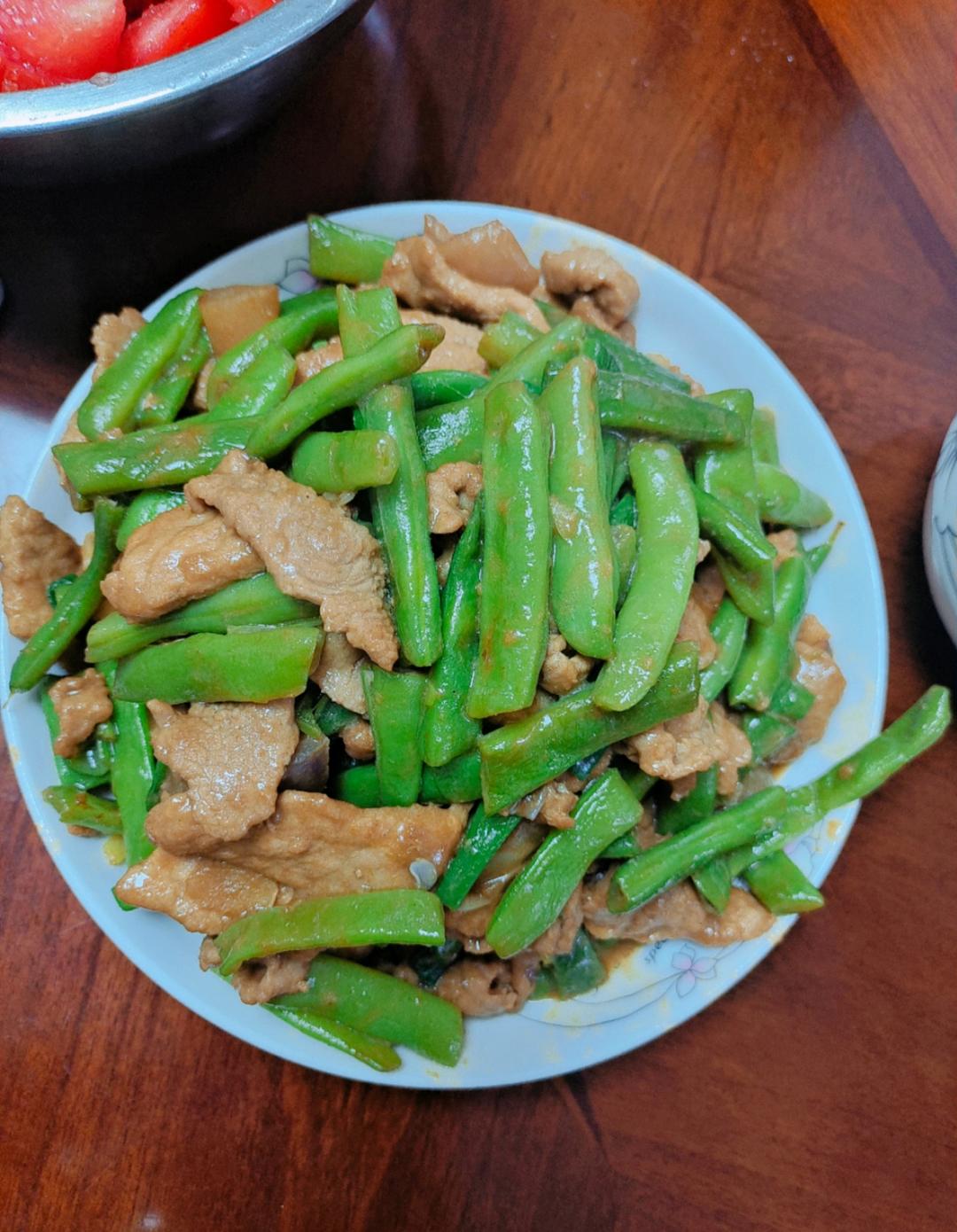家常四季豆炒肉