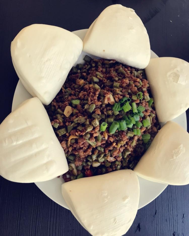 肉沫豆角下饭菜