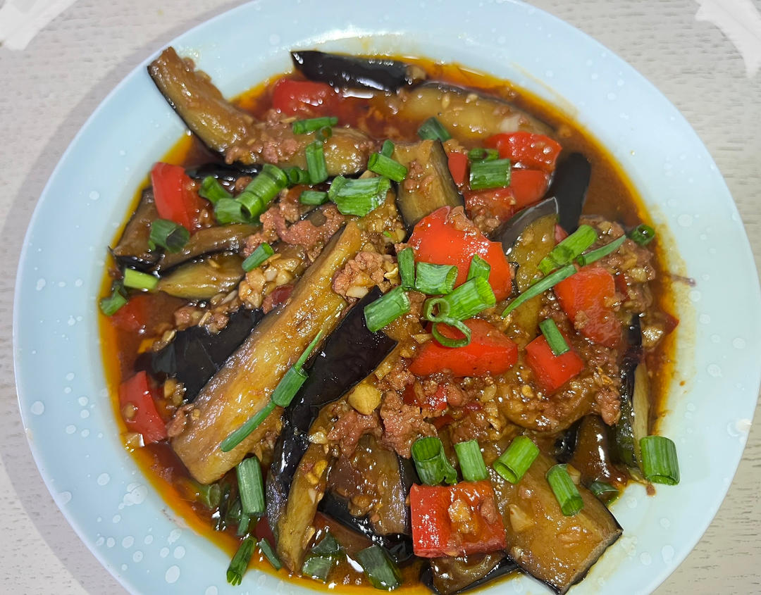 鱼香茄子极简版💜