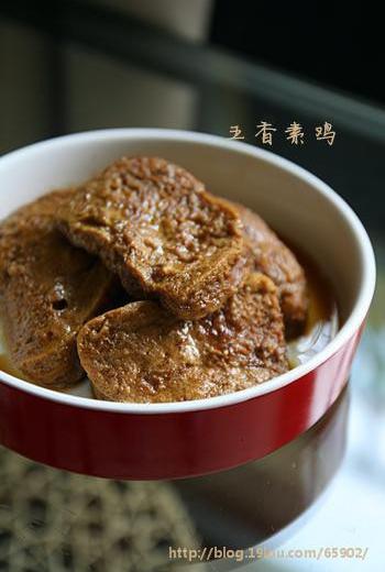 五香素鸡的做法