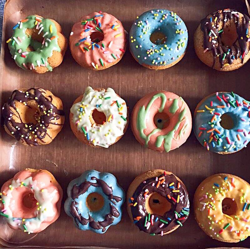 小房子乖乖做的烤箱版甜甜圈