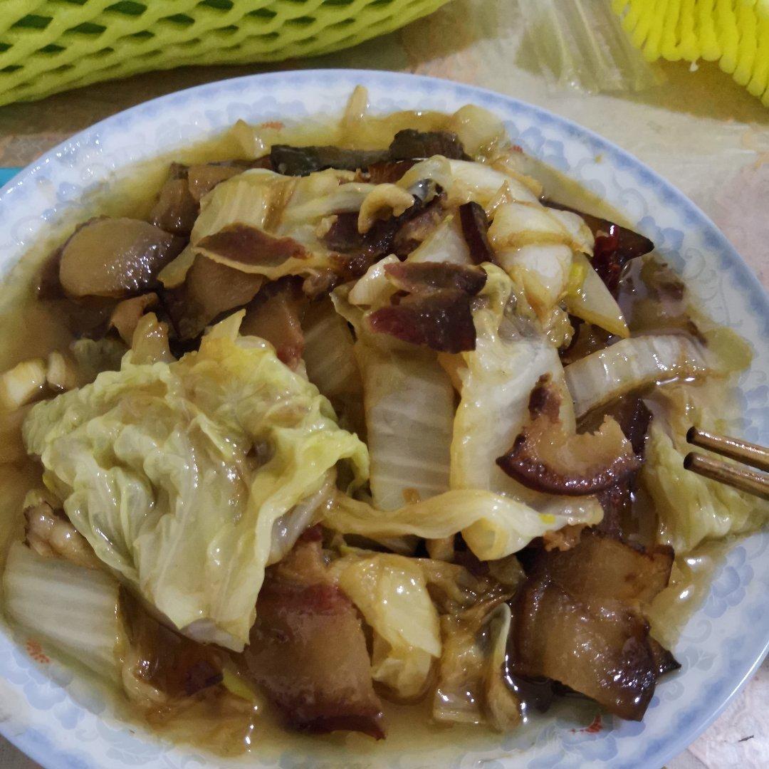 手机用户2853_7twm做的大白菜炒腊肉