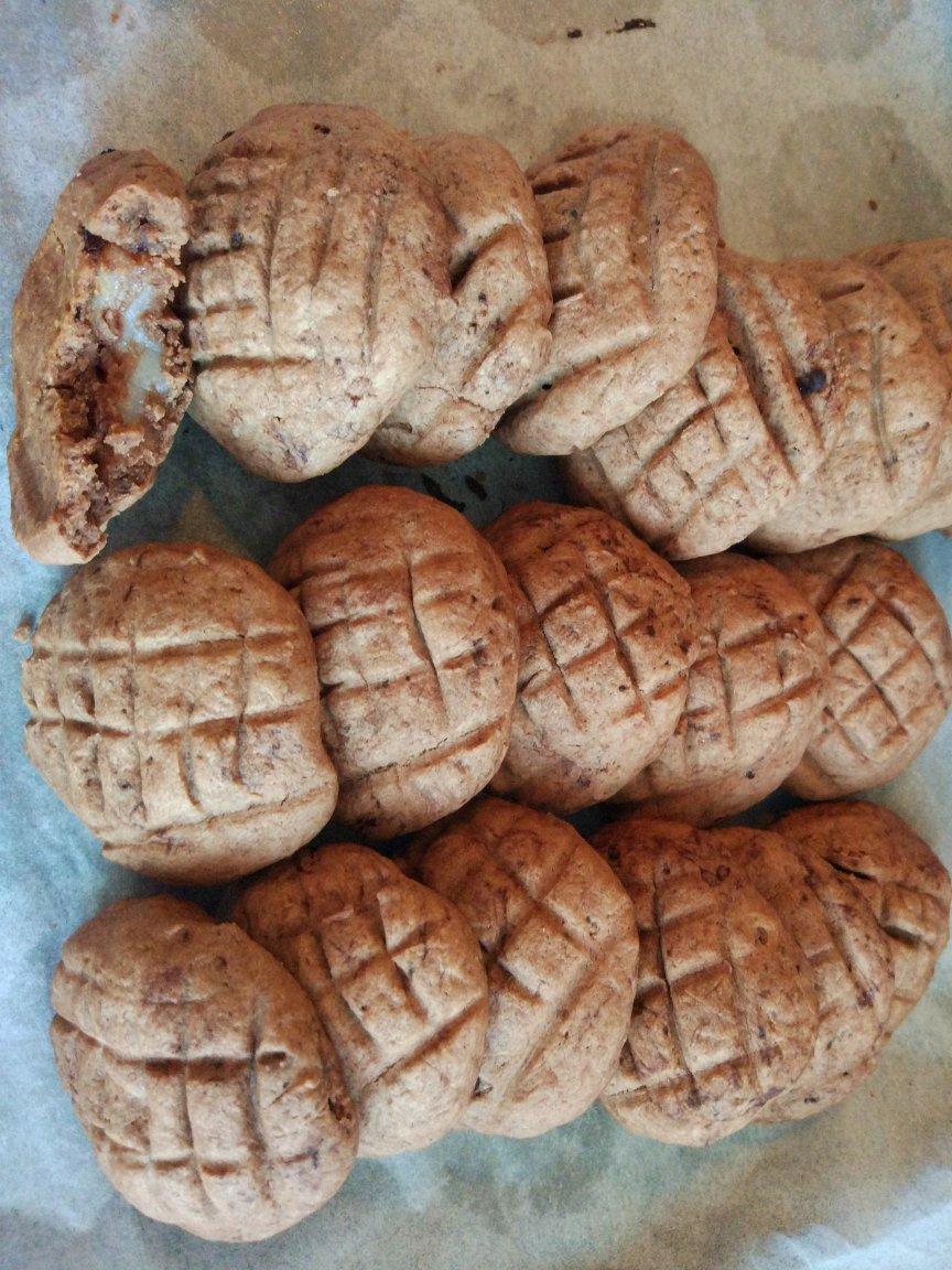 浓郁抹茶麻薯夹心软曲奇