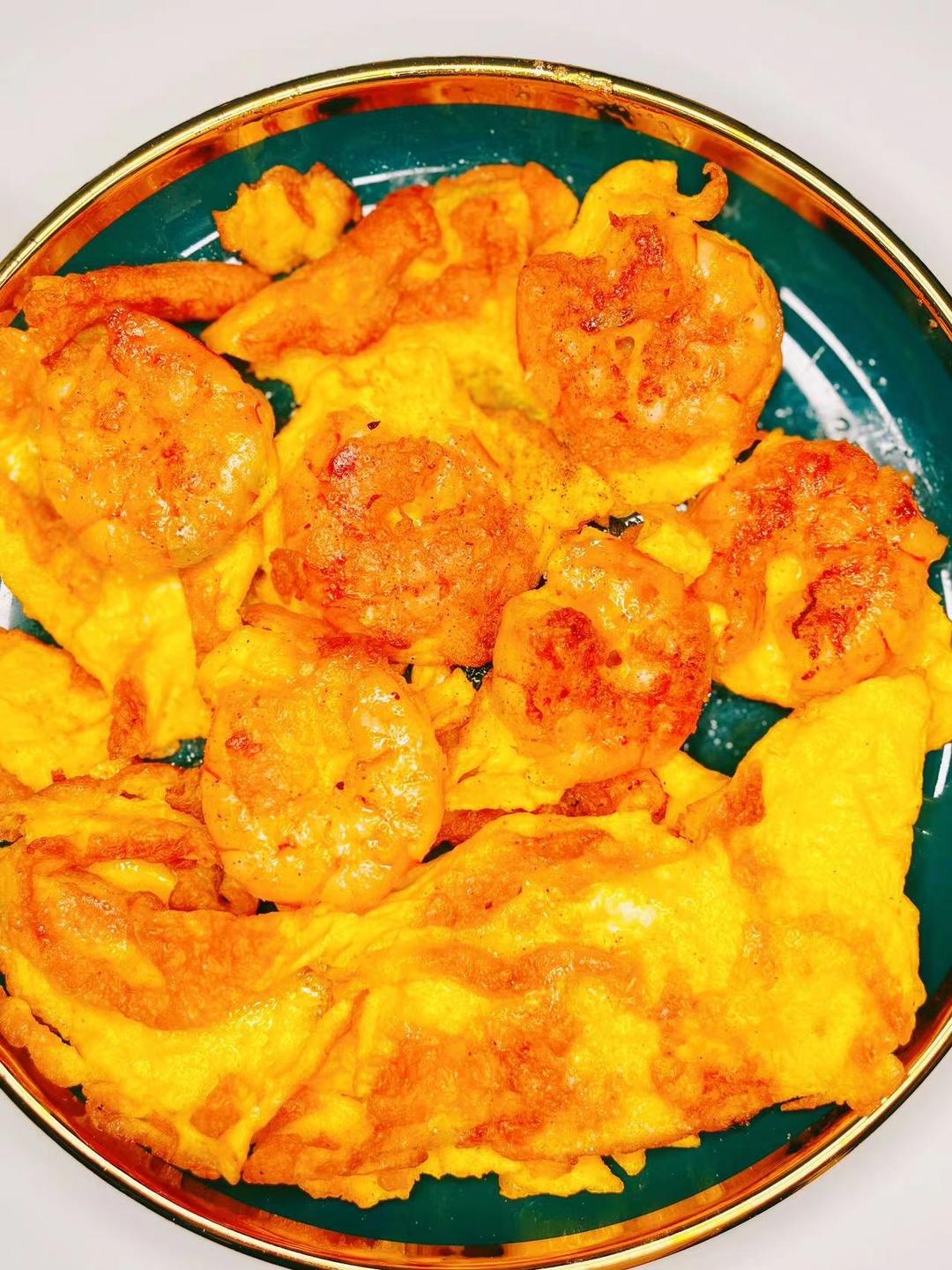 滑蛋虾仁减脂餐！巨简单一学就会